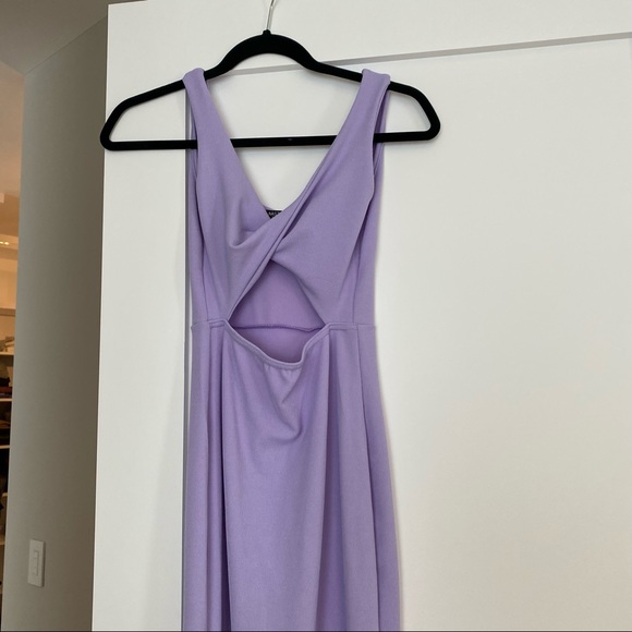 Nasty Gal Twist Front, Cut Out Maxi Dress, Size 0 - Picture 3 of 4